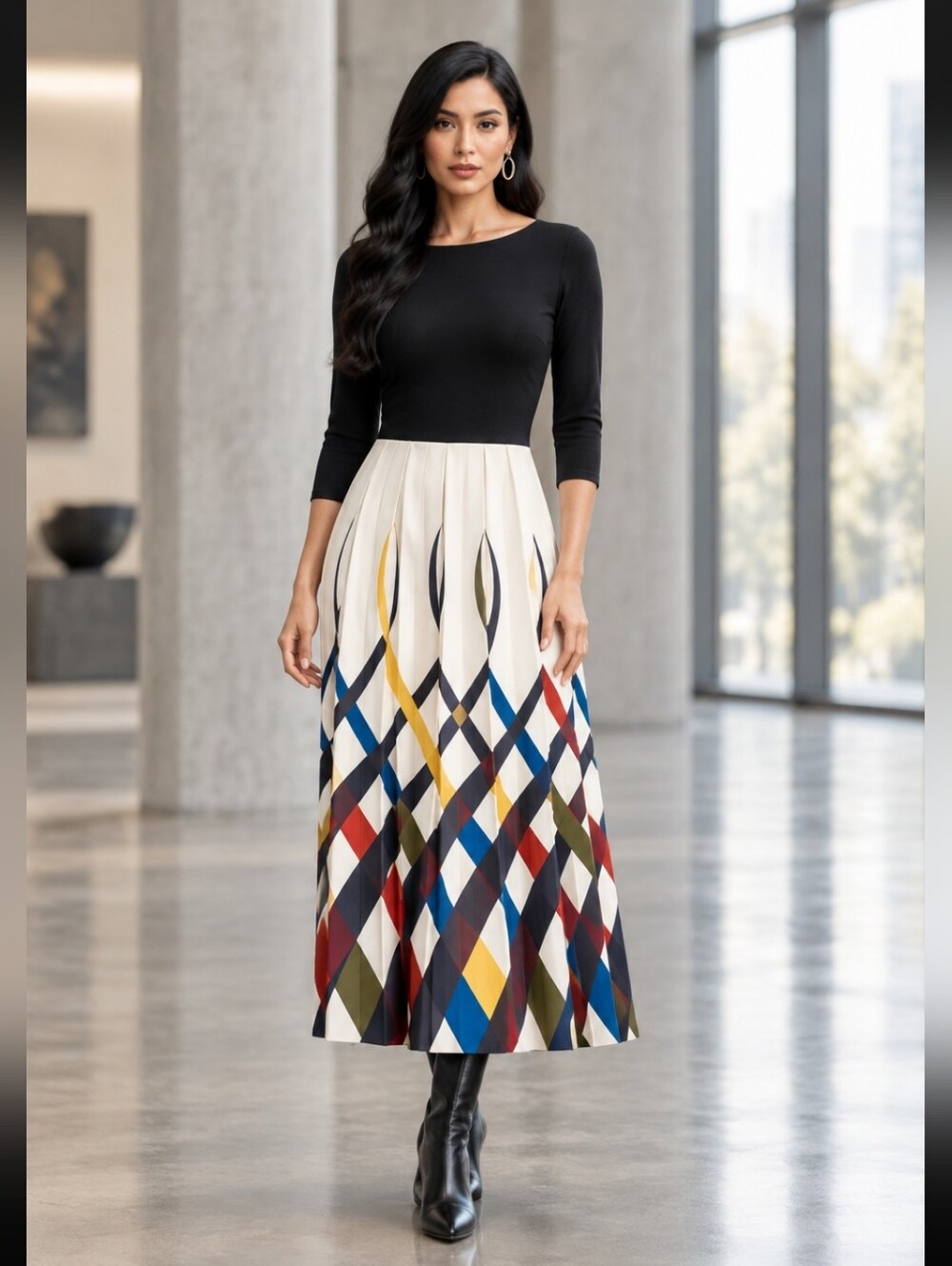 OC Order Plus Pocket Party Dress, Size Large NWT
